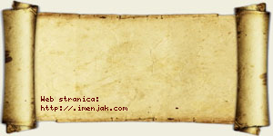 Gala Krnjinac vizit kartica